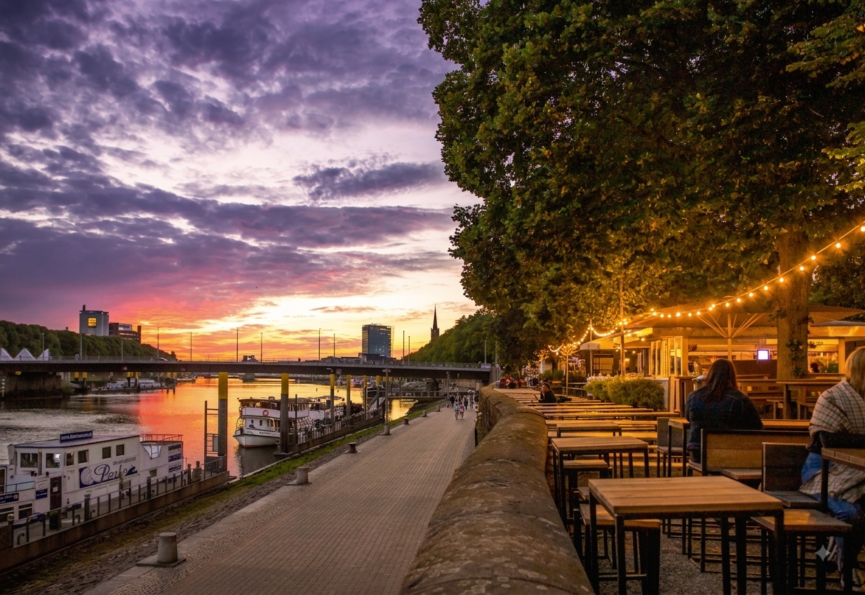 Die Schlachte in Bremen